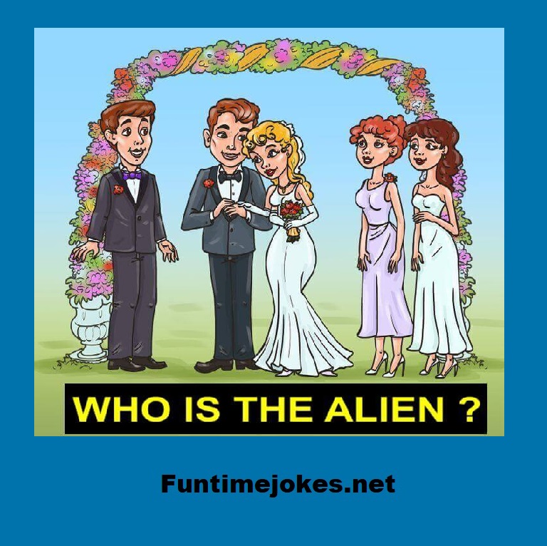 Can you find the alien in the picture?