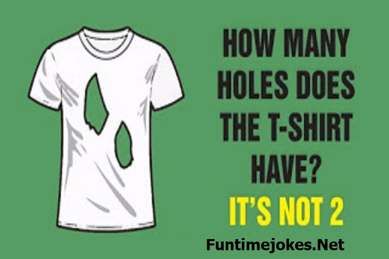 how many holes in the shirt brain test