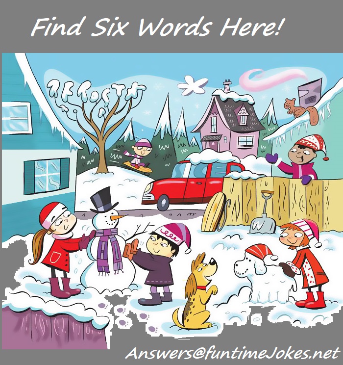 challenge find 6 hidden words in the picture answers Riddles with answer